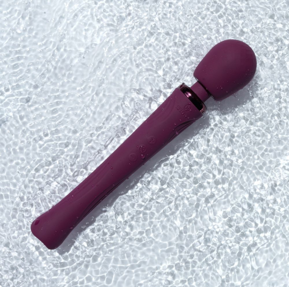 Фиолетовый wand-вибратор Selove Vela