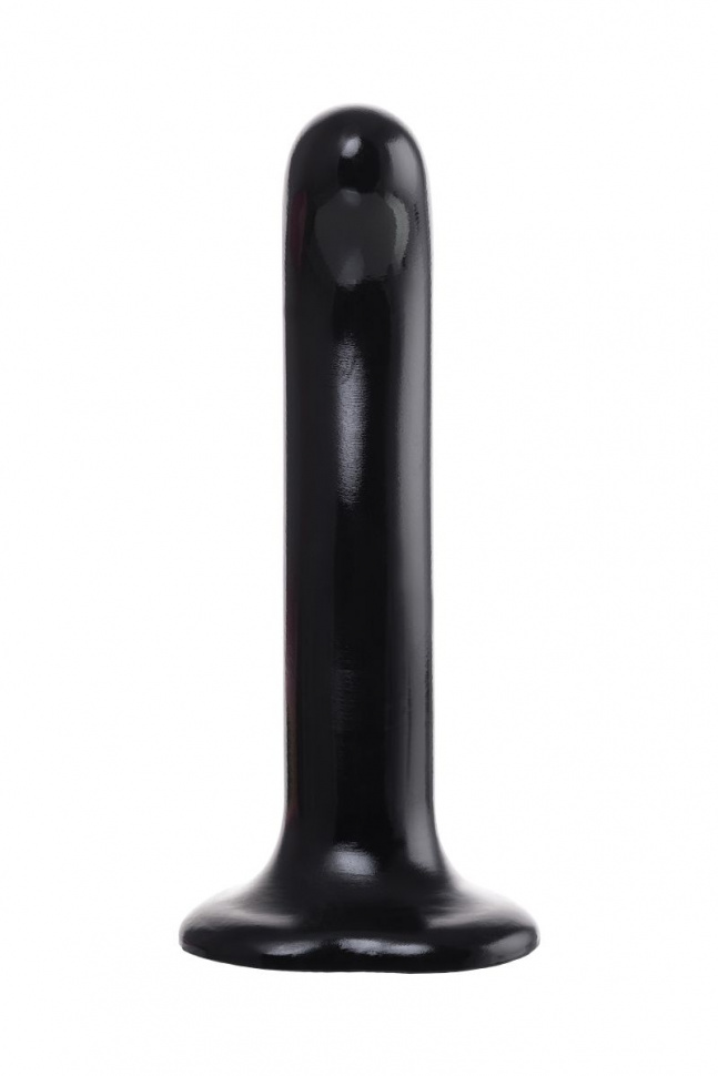 Черный стимулятор для пар P&G-Spot Dildo Size M - 18 см.