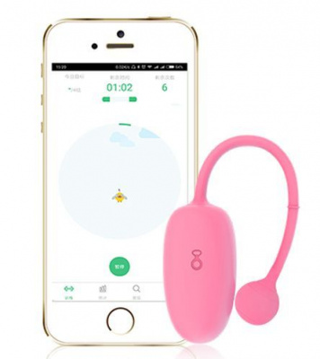 Подарочный набор: розовый тренажер Кегеля Magic Kegel Coach и фиолетовые менструальные чаши