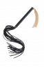 Черная многохвостая плеть PREMIUM FLOGGER - 53 см.