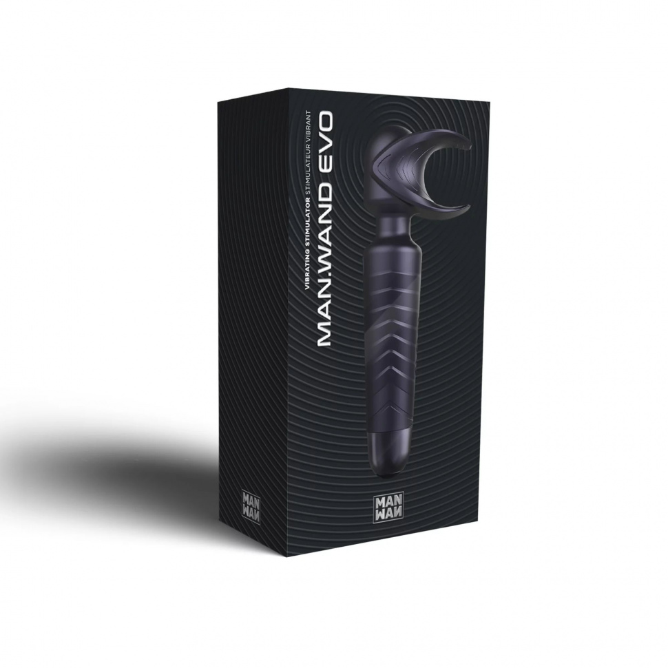 Сливовый вибромассажёр для мужчин Man.wand Evo