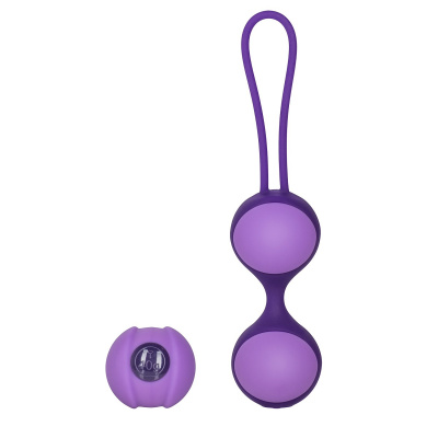Фиолетовые вагинальные шарики MINI STELLA II KEGEL BALLS