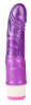 Фиолетовый вибратор-реалистик Stud Rod - 17,5 см.