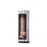Телесный фаллоимитатор на присоске Real Skin Model 1 - 17,8 см.