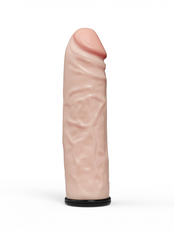 Пояс-трусики с насадкой Glamour Silver - 15,5 см.