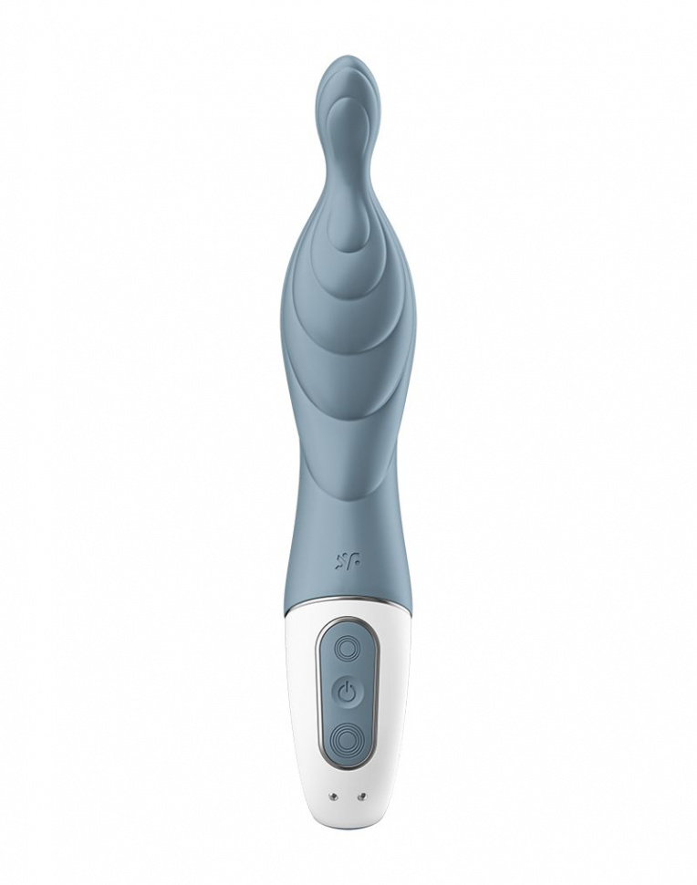 Серый вибратор Satisfyer A-Mazing 2 - 22,1 см.