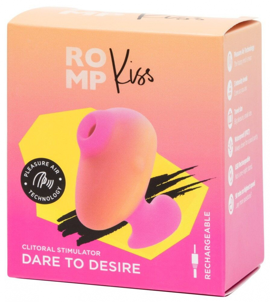 Бесконтактный клиторальный стимулятор Romp Kiss