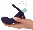 Темно-фиолетовый вибростимулятор простаты с пультом ДУ Remote Controlled Prostate Plug