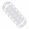 Комплект из 6 прозрачных эрекционных колец Ring Master Custom Ball Stretcher Kit