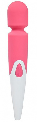 Розовый жезловый вибромассажер Halo Wireless Multi-speed