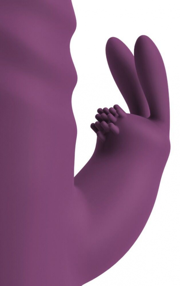 Фиолетовый вибратор-кролик 2 Function Rabbit Vibrator - 23,7 см.