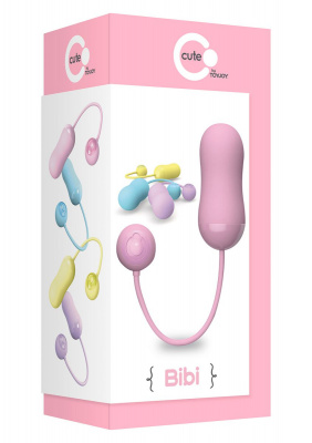 Розовое виброяйцо BIBI REMOTE EGG 