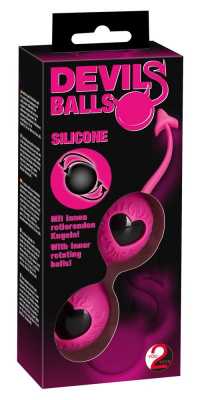 Вагинальные шарики в силиконовой оболочке Devils Balls 