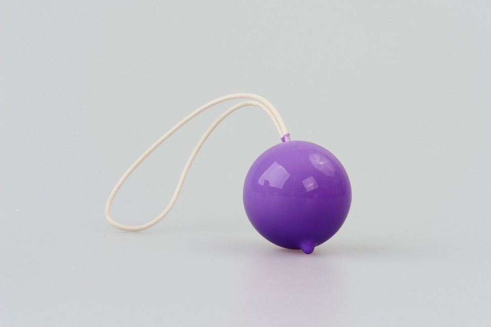 Фиолетовый вагинальный шарик Geisha Super Ball