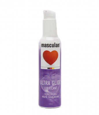 Гель-смазка на водной основе Masculan Ultra Glide - 130 мл.