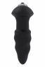 Черная анальная вибровтулка SINGLE SPEED LOVE ARROW PLUG - 9 см.