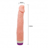 Реалистичный вибратор Pleasure - 22,6 см.
