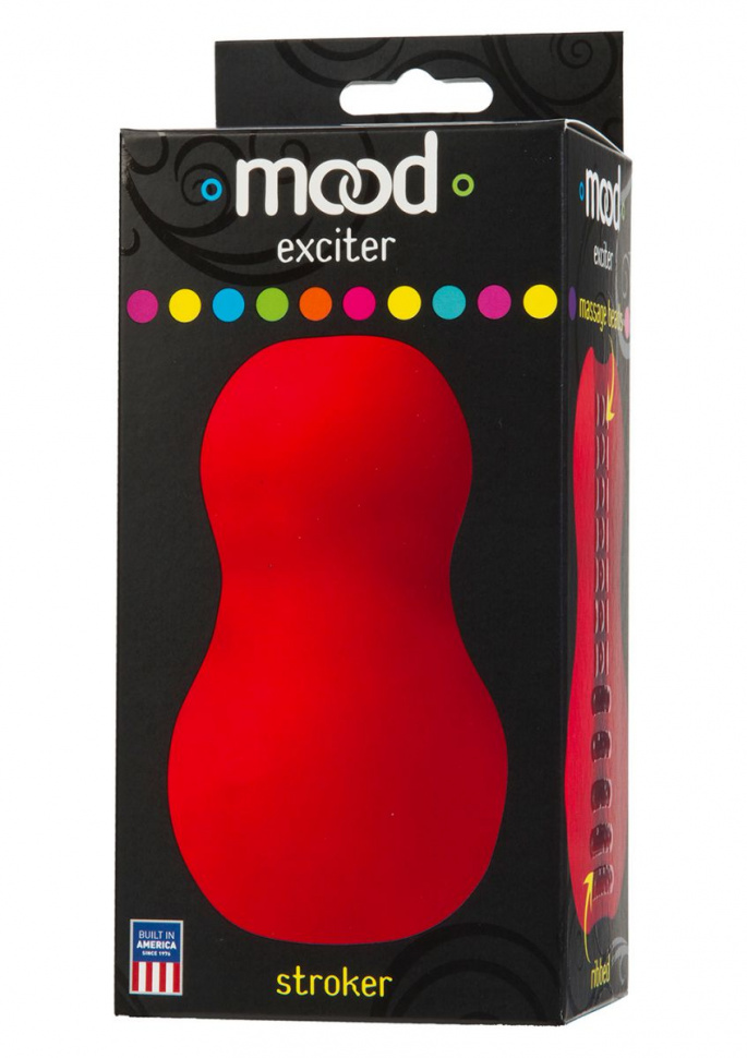 Темно-оранжевый мастурбатор MOOD EXCITER UR3