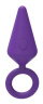 Фиолетовая анальная пробка CANDY PLUG L - 13,2 см.
