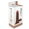 Фаллоимитатор на присоске REALISTIC DILDO REAL RAPTURE - 19 см.