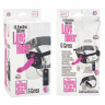Розовый страпон с вибрацией 10-Function Love Rider G-Caress