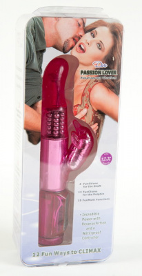 Розовый вибратор G-Spot с 12 режимами вибрации - 16 см.