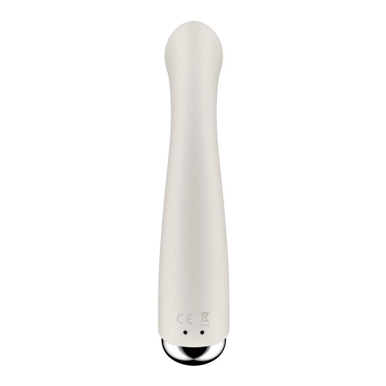 Телесный вибратор для G-стимуляции Spinning G-Spot 1 - 17 см.
