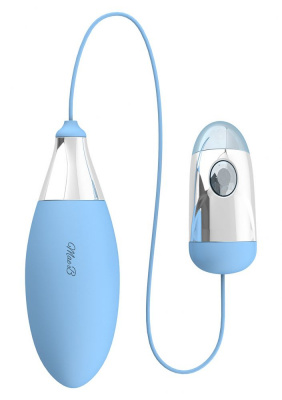 Голубой вибростимулятор Soft Touch Stimulator - 10 см.