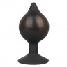 Расширяющаяся анальная пробка со съемным шлангом Medium Silicone Inflatable Plug - 10,75 см.