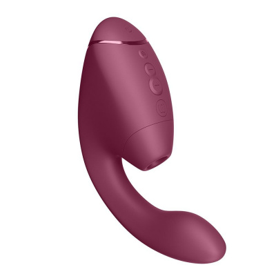 Малиновый двойной стимулятор Womanizer Next Duo