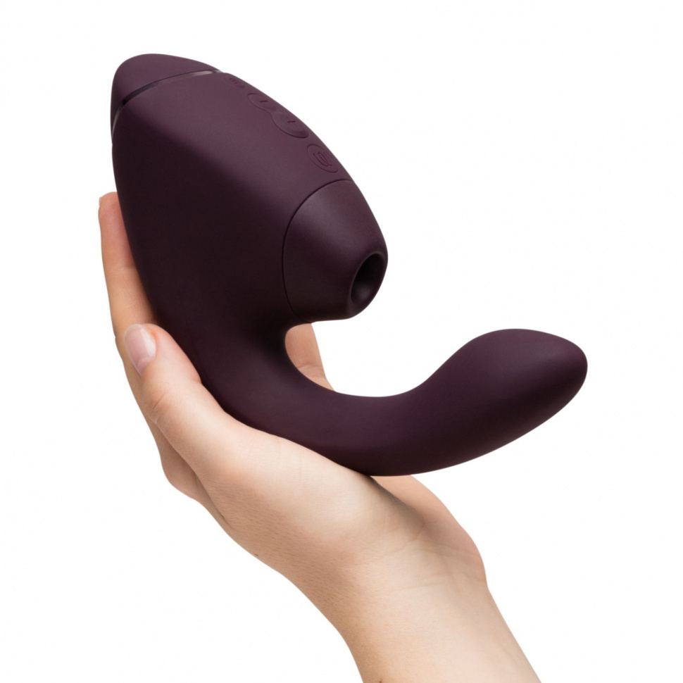 Сливовый двойной стимулятор Womanizer Next Duo