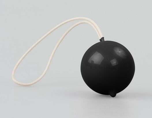 Чёрный вагинальный шарик Geisha Super Ball