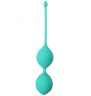 Зеленые вагинальные шарики SEE YOU IN BLOOM DUO BALLS 36MM