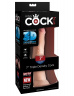 Телесный фаллоимитатор на присоске 7 Triple Density Cock - 21 см.