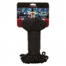 Черная веревка для шибари BDSM Rope - 30 м.