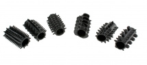 Набор из 6 чёрных насадок POWER PENIS SLEEVE SET