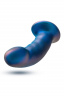 Синяя насадка-фаллоимитатор Rebellion 5.75 Inch Pegging Dildo - 14,6 см.