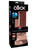 Телесный фаллоимитатор на присоске 9 Triple Density Cock with Balls - 24,1 см.
