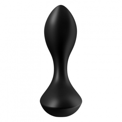 Чёрный вибромассажёр простаты Satisfyer Backdoor Lover - 14 см.