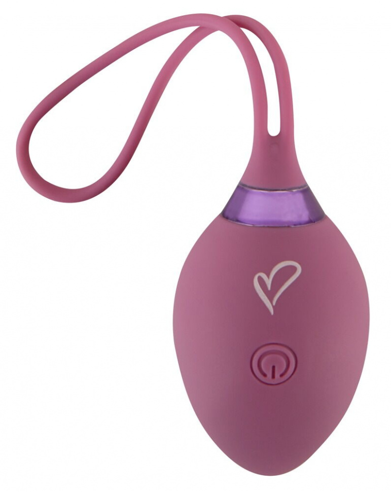 Фиолетовый вагинальный шарик ROVANA RC Love Ball