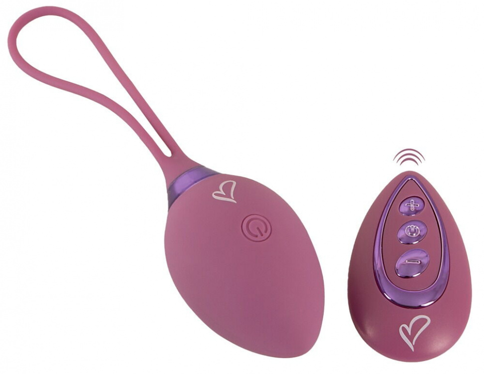 Фиолетовый вагинальный шарик ROVANA RC Love Ball
