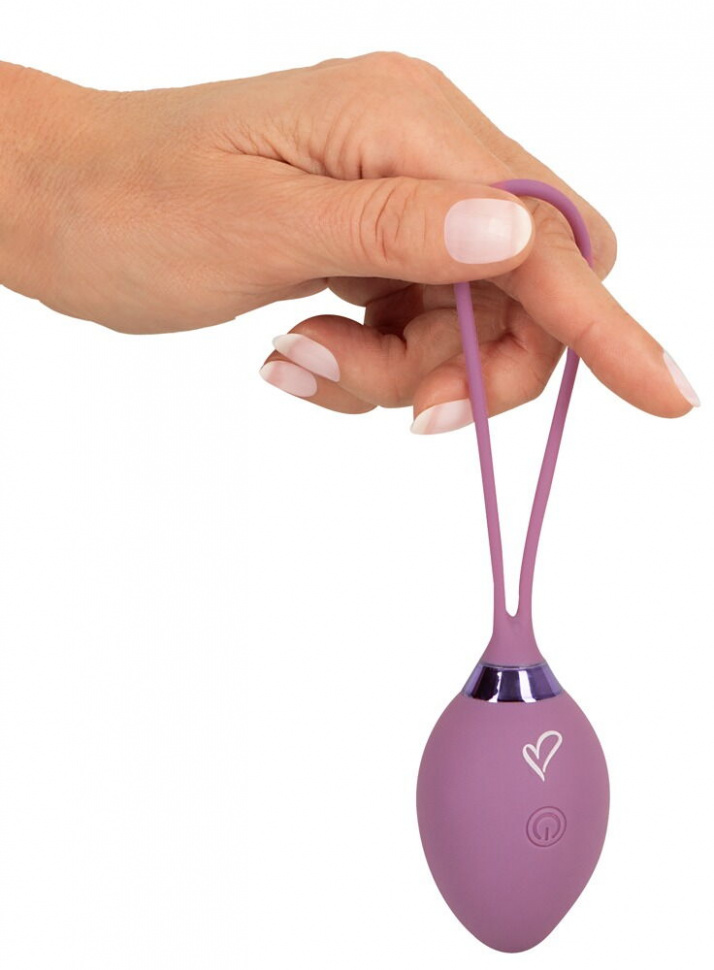 Фиолетовый вагинальный шарик ROVANA RC Love Ball